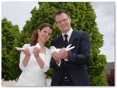 Paar 29/1 Hochzeitstauben Leipzig Markkleeberg Grimma u. v. Orte mehr
